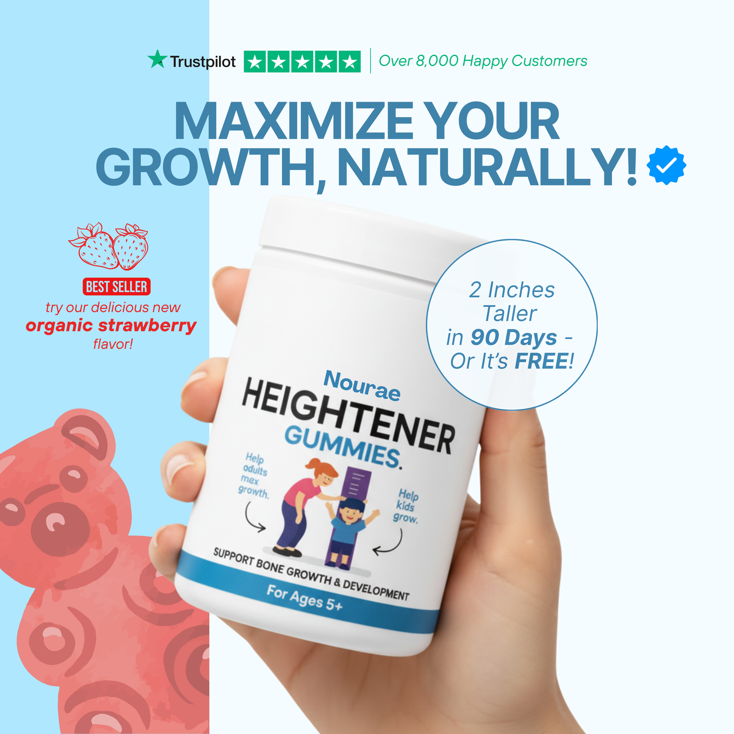 Nourae™ Viral Heightener Gummies